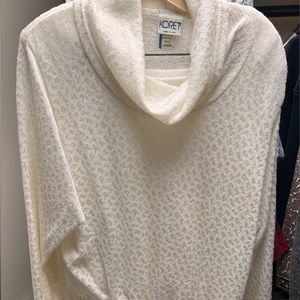 Vintage Koret Loose Turtleneck Sweater & Skirt Knit Set (M)(L)